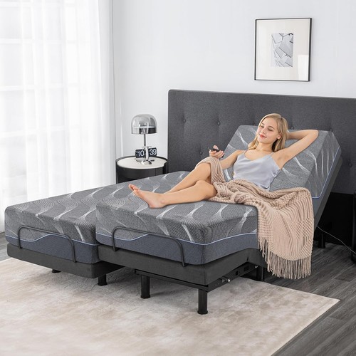Split king adjustable bed - king, with
